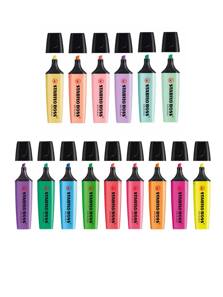 Stabilo Marker Boss - STABILO BOSS orijinal Pastel fosforlu kalemler