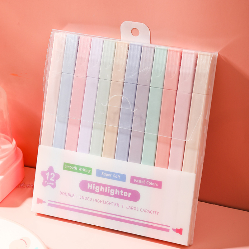 Stabilo Marker Boss - 12 adet/takım Çift Uçlu Fosforlu Kalemler