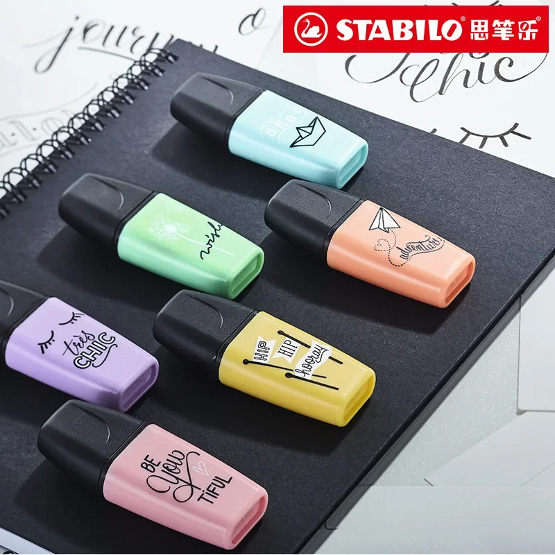 Stabilo Marker Boss - 3/6 Renk/Set Alman STABILO Mini BOSS
