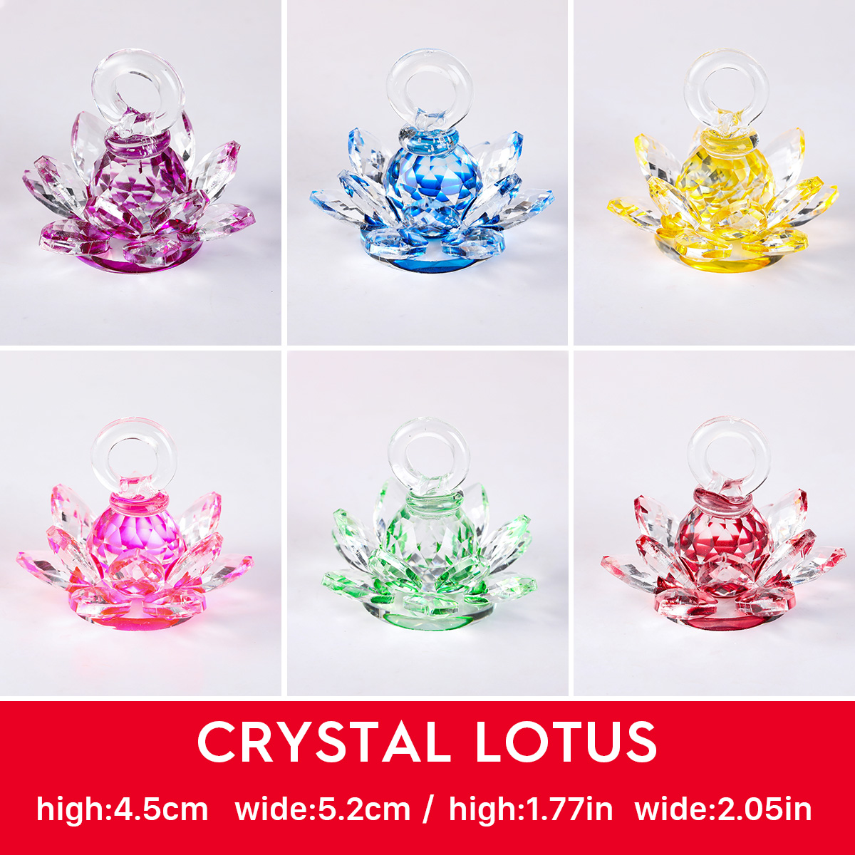 60mm kuvars kristal Lotus çiçe - Paper Weight Crystal incelemesi ve fiyatı