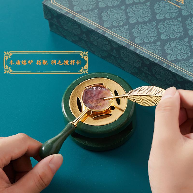 Mum Mühür Damga Seti Lake Damg - Wax Seal Stamp Set incelemesi ve fiyatı