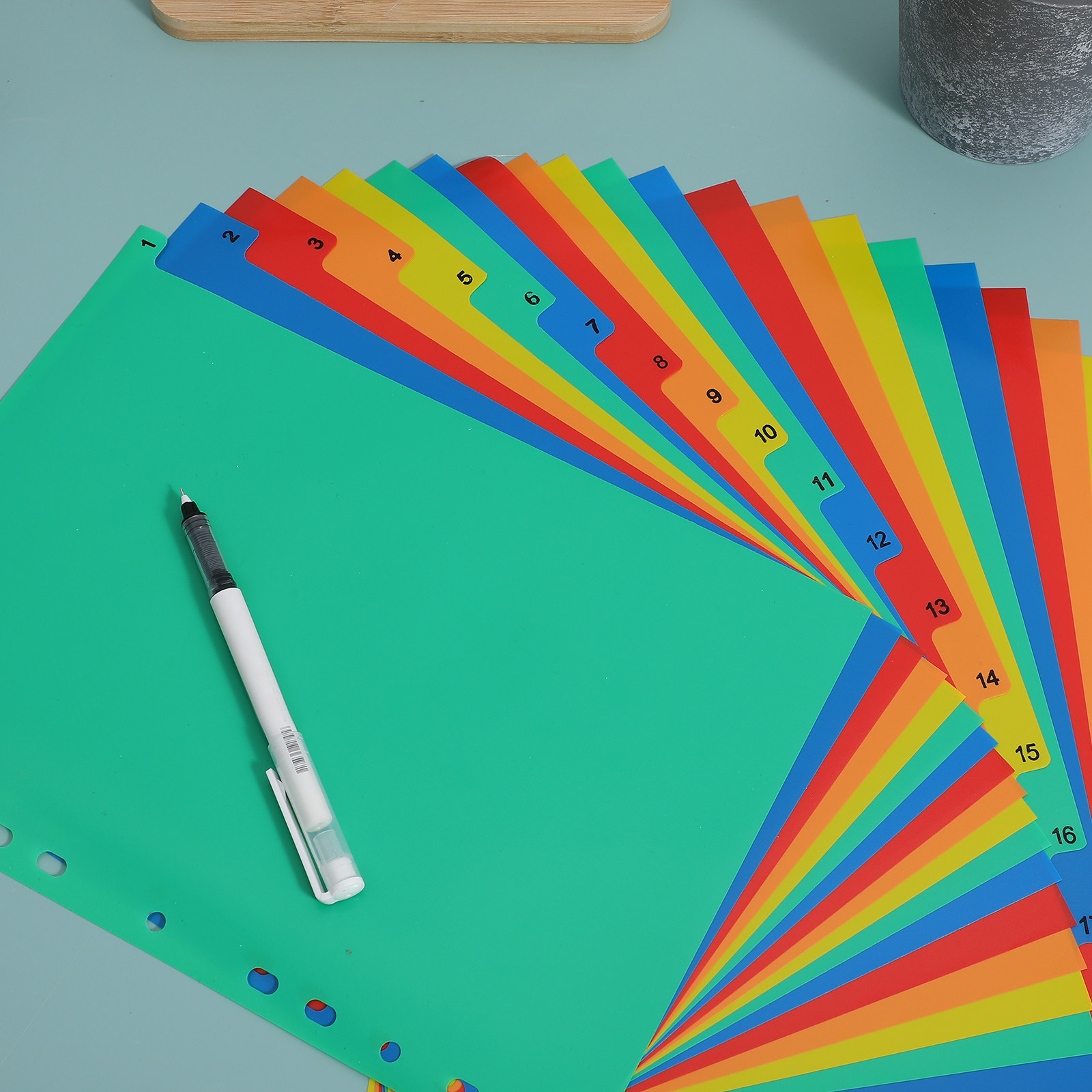 A4 Renkli Plastik Sınıflandırı - Tab Divider A4 incelemesi ve fiyatı