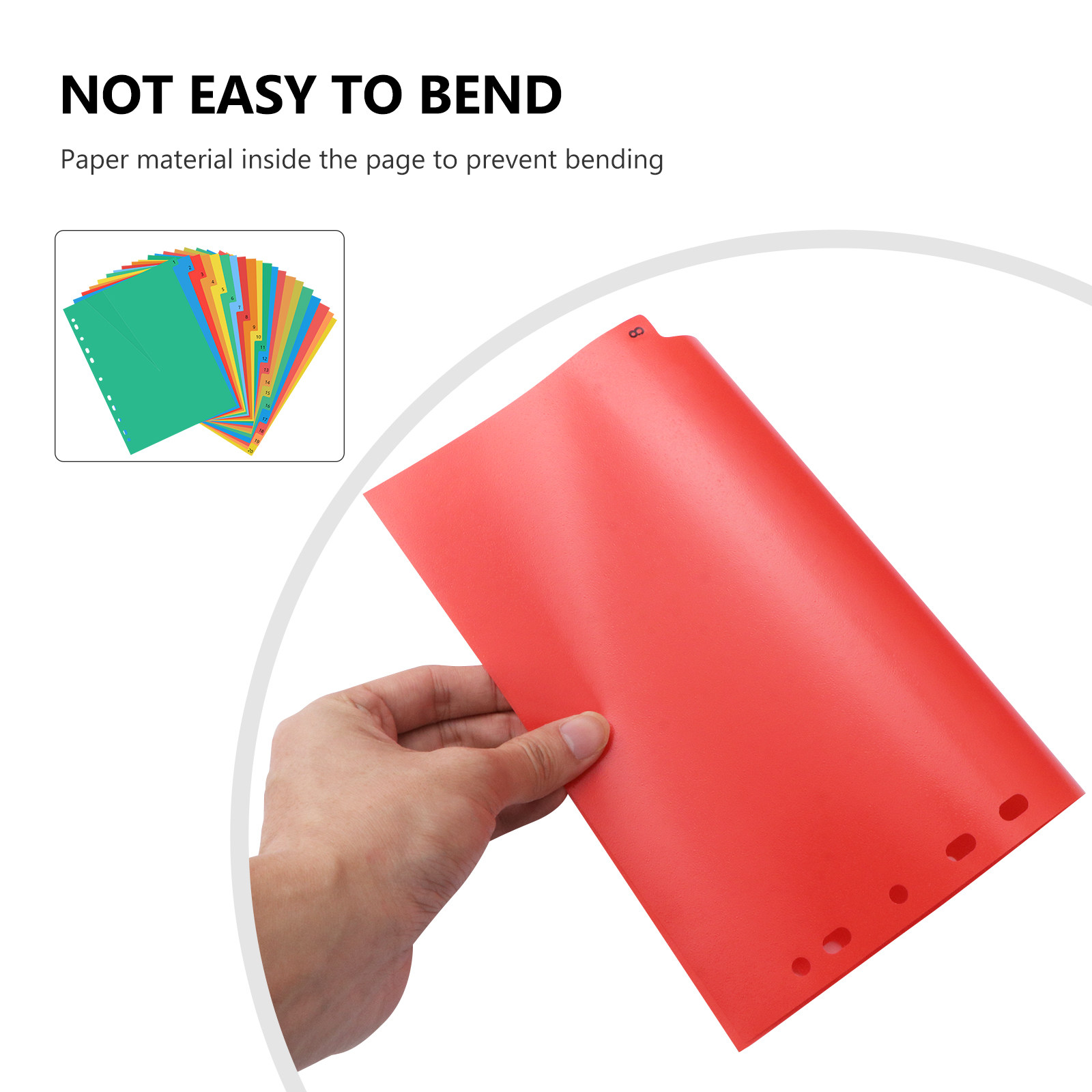 A4 Renkli Plastik Sınıflandırı - Tab Divider A4 incelemesi ve fiyatı