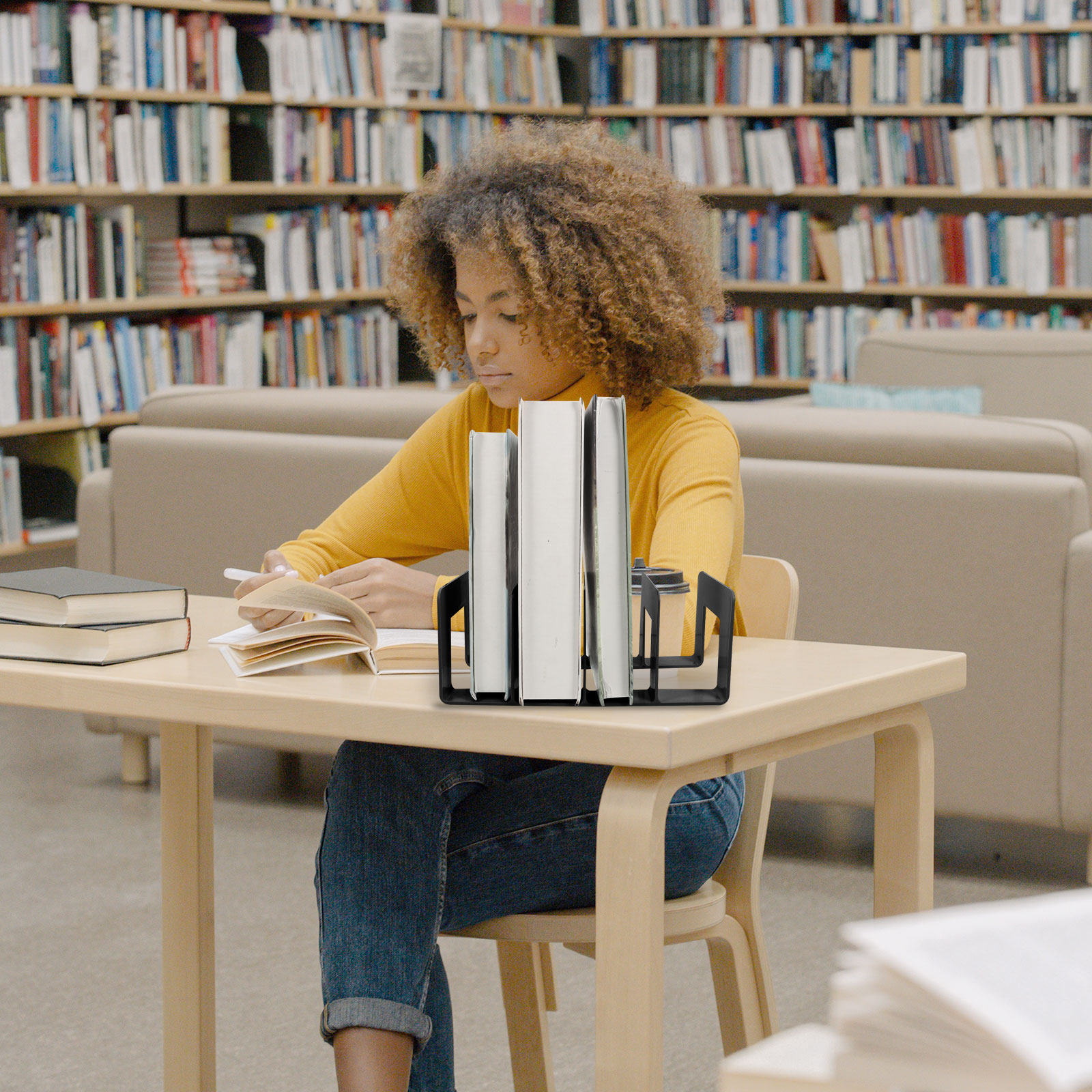 Çok Bölmeli Masaüstü Kitap Düz - Magazine Holder Rack incelemesi ve fiyatı